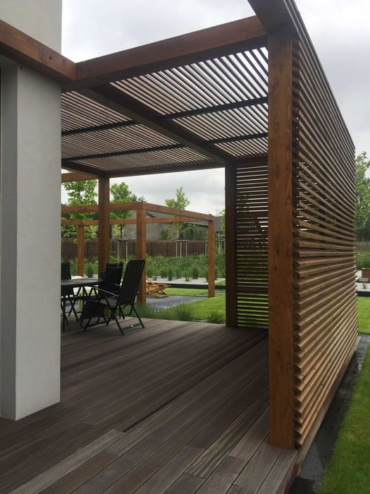 tarasy drewniane i kompozytowe, zadaszenia tarasu,