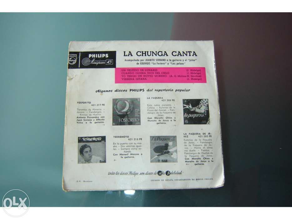 Disco de Vinil - La chunga canta