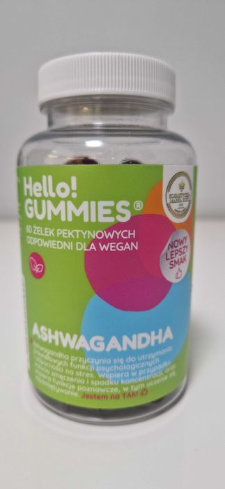 HELLO!GUMMIES Żelki Ashwagandha 180 g