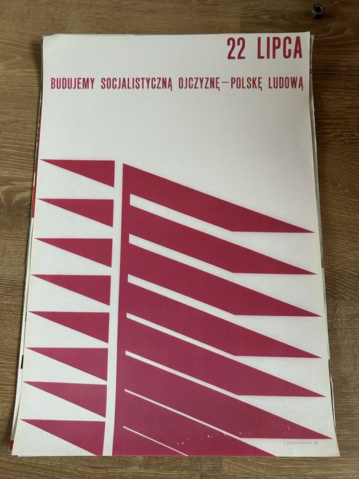 Plakaty PPR propaganda 22lipca PRL 8