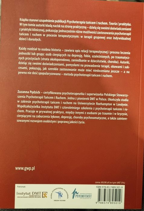 Osychoterapua tańcem i ruchem pod red. Zuzanny Pędzich