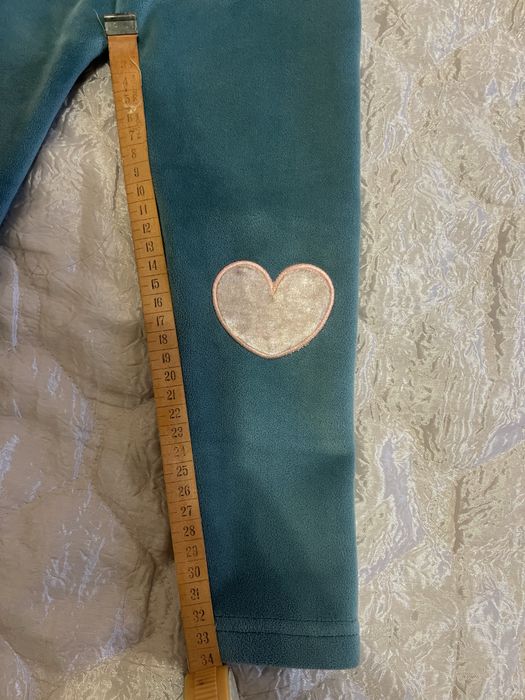 Теплые лосины на девочку