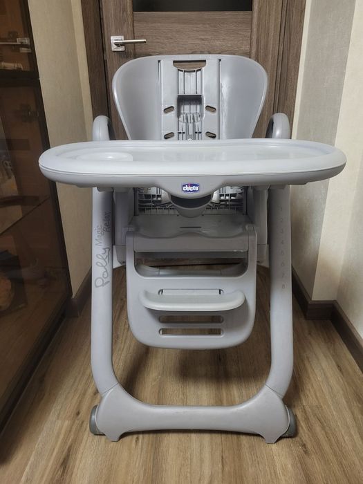Стільчик для годування chicco polly magic relax 3 в 1