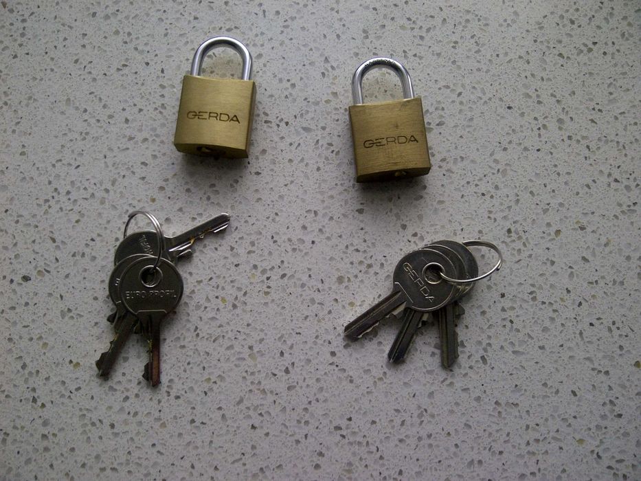 kłódka Gerda 20x35 mm 2 szt.