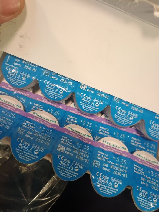 Soczewki do oczu plus 3.25