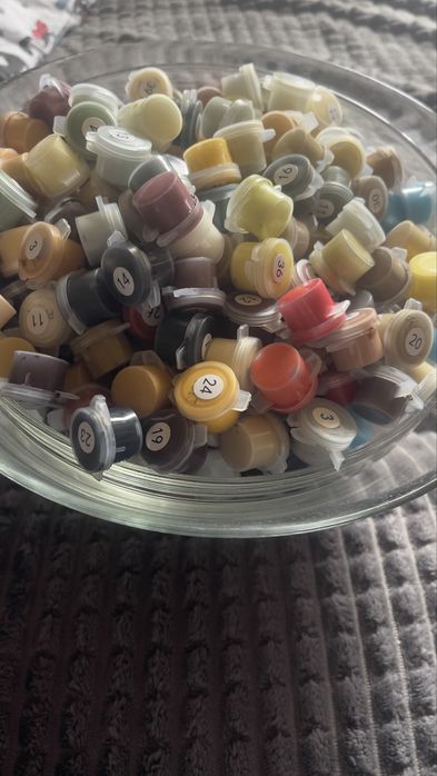 farby akrylowe - malowanie po numerach