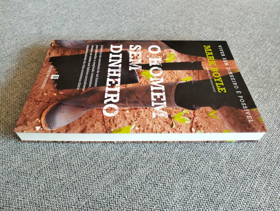 Livro "O homem sem dinheiro" de Mark Boyle