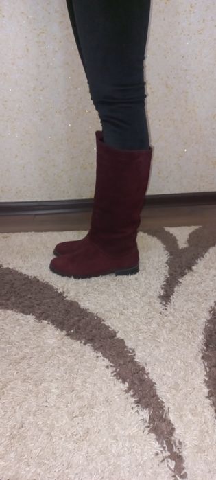 Чобітки замшеві зимові