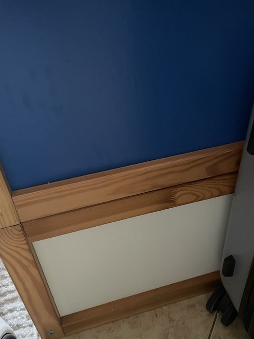 Beliche ikea branco e zul