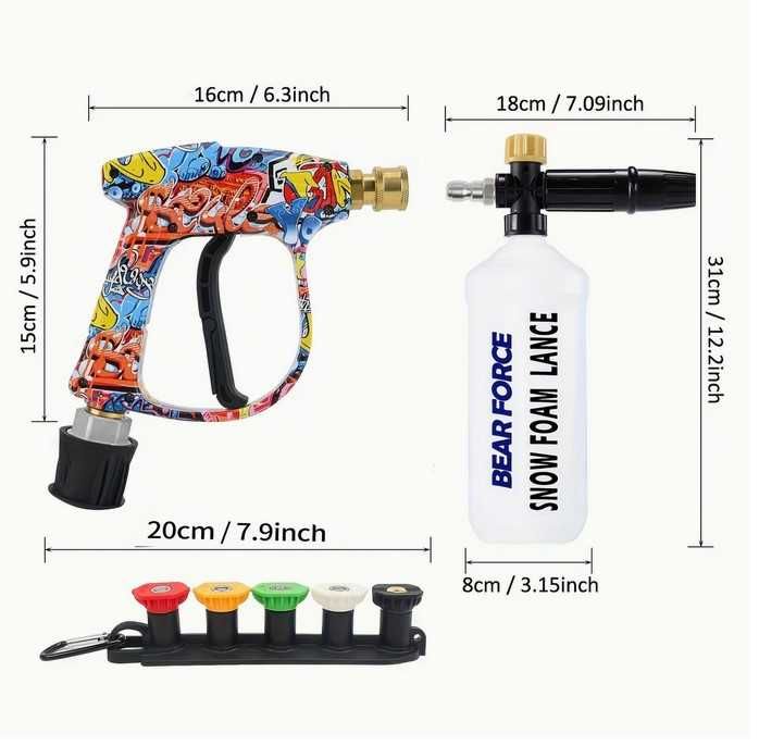 Пистолет для мойки высокого давления под Karcher M22 быстросьем керхер