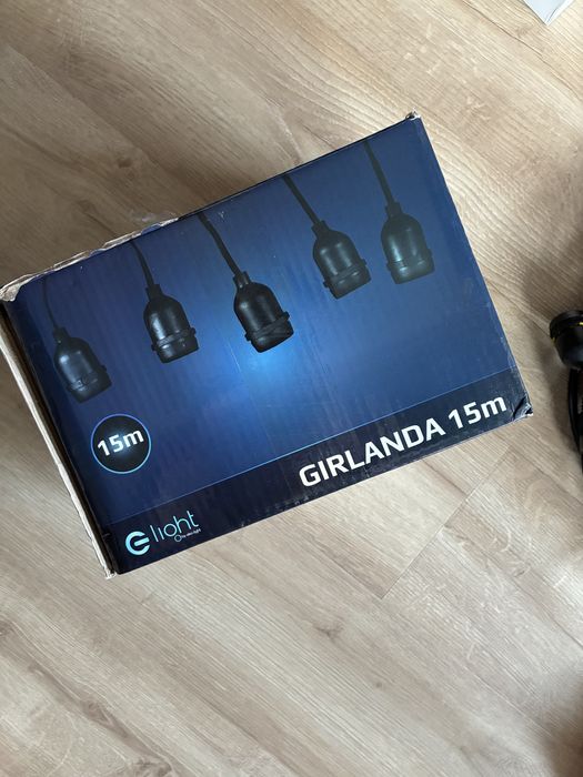 Girlanda świetlna 15m | ogrodowa