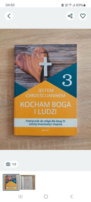 Sprzedam podrecznik do religii tylko odbiór osobisty.