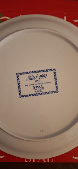 12 pratos da coleção "Natal", da SPAL