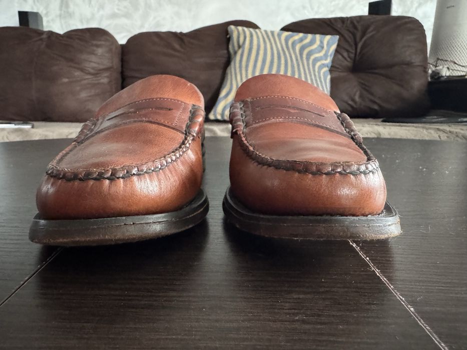 Кожанные лоферы SEBAGO 26 см 41 размер