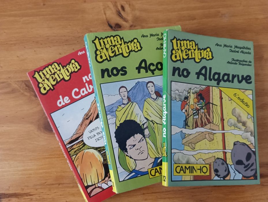 Livros "Uma Aventura" 3 últimas unidades