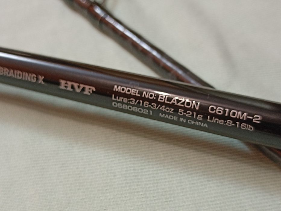 Daiwa Blazon C66ML (3.5–14 г),Abu Garcia Hornet Stinger– 692ml - 1.5-9