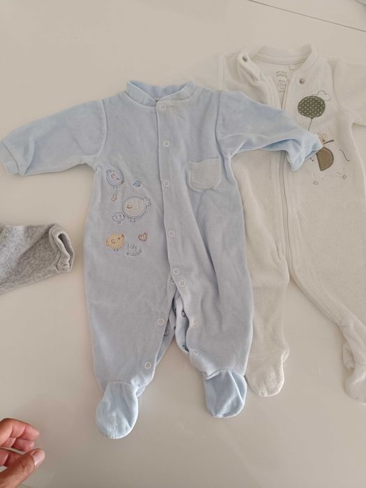 Pack 3 babygrow polares