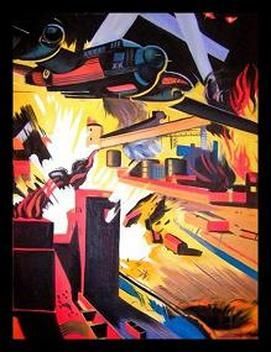 Quadro òleo sobre tela