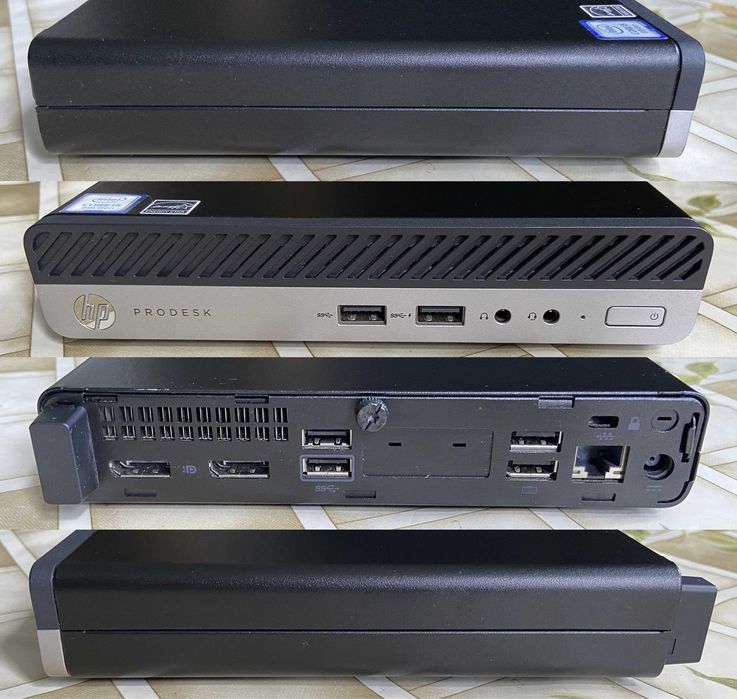 HP ProDesk 400 G4 DM — i5-8500T (6 ядер) 16GB 128GB SSD WiFi+BT Win11 — Гарантія ФОП