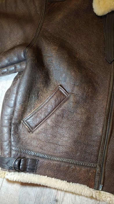 Kurtka bomber b3 sheepskin Woolea unikat