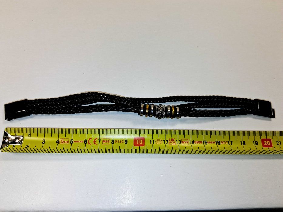 N270 Skórzana Bransoletka Męska Pleciona Dla Syna To My Son Prezent