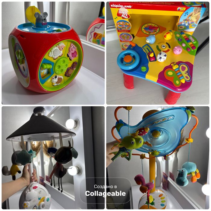 Столик розвиваючий kiddieland. Мультикуб