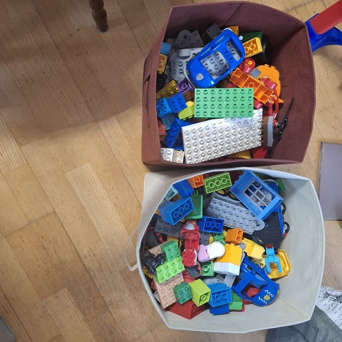 Mix lego duplo zestawy samochody zwierzęta itp