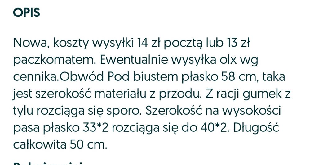 Top koronkowy odkryte plecy bluzka damska XS s m nowa