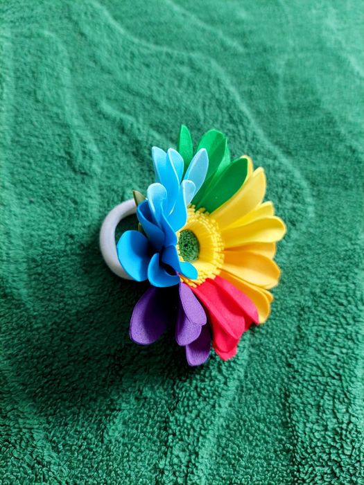 Gumka tęczowa stokrotka