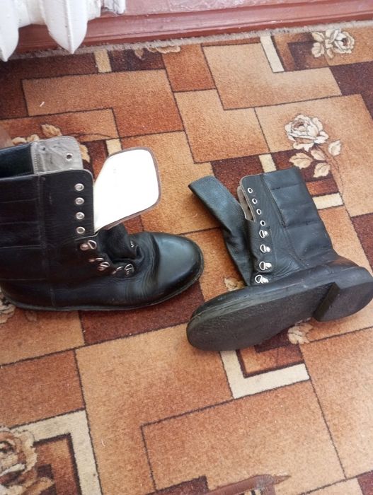 Берці армійські шкіряні