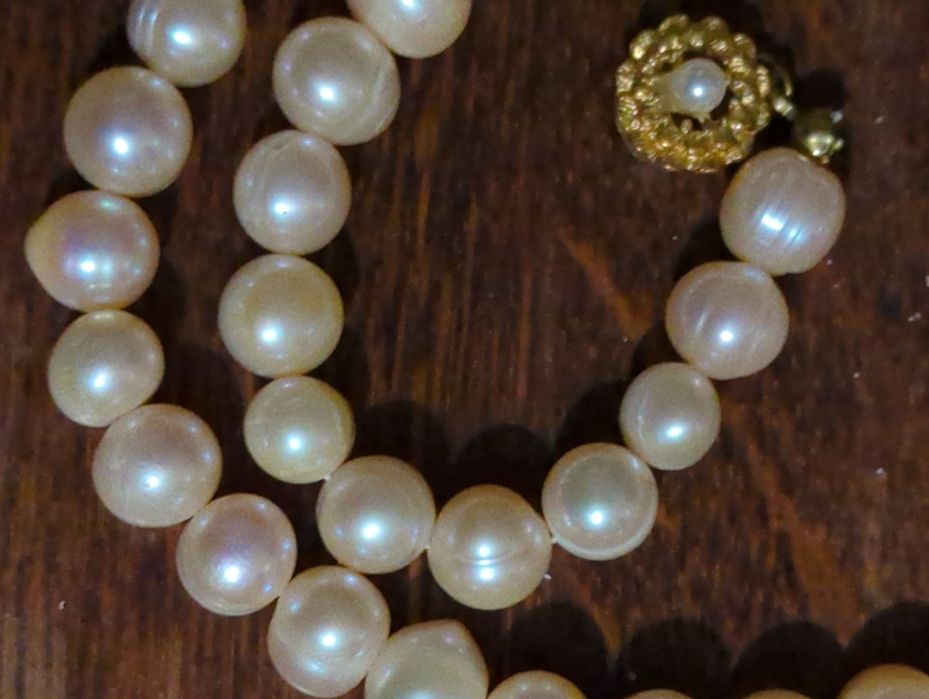 Жемчуг натуральный бусы ожерелье