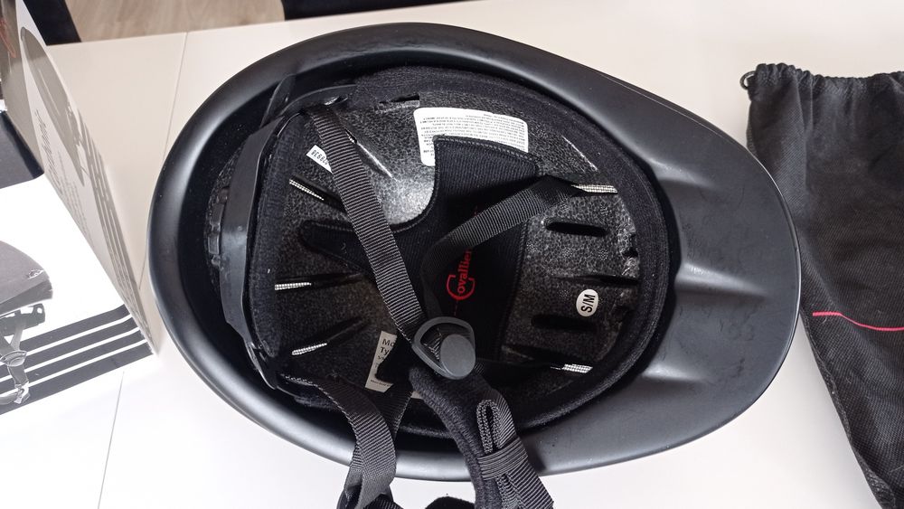 Kask jeździecki Carbonic, antracyt 53-57