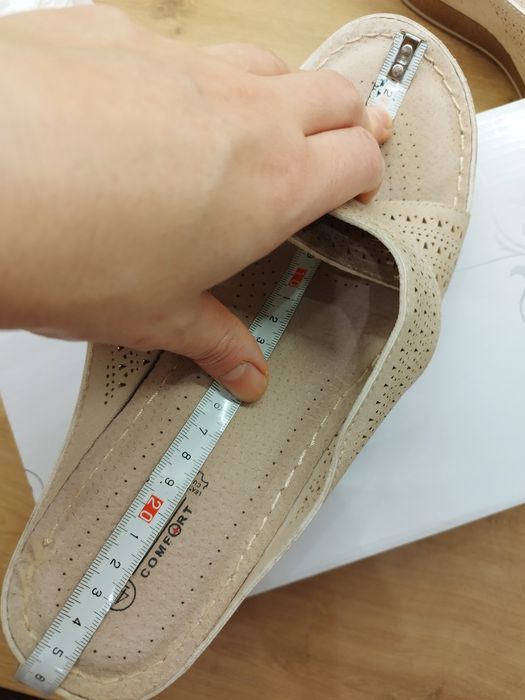 Klapki sandały na platformie 41