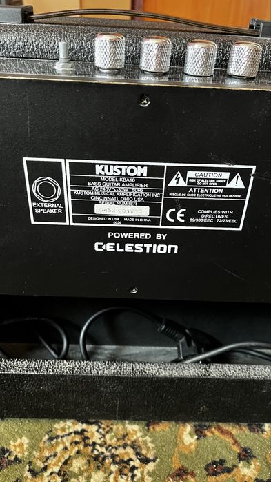 wzmacniacz basowy kustom kba16