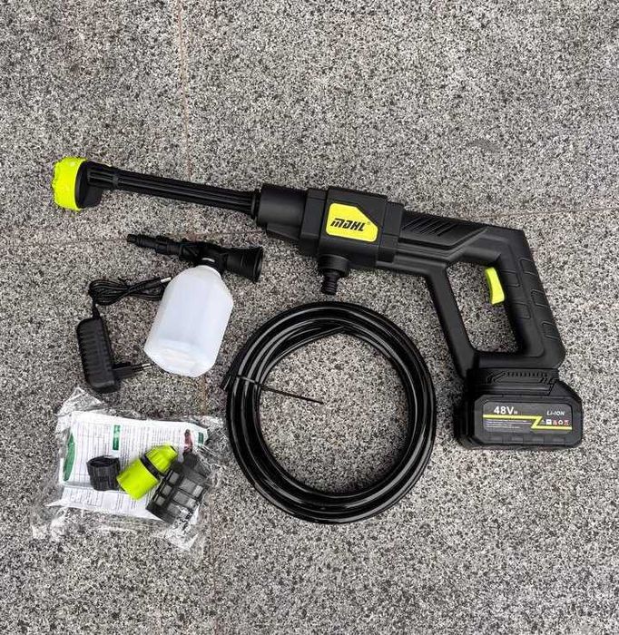 Мини мойка высокого давления аккумуляторная портативная для авто 30бар