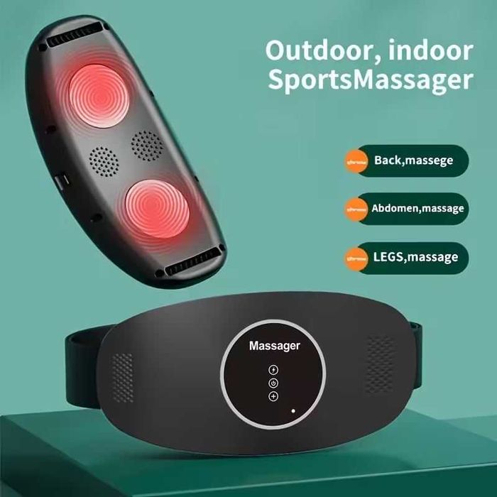 Eletroestimulador. Massagem. LED, 9 níveis de intensidade. USB. Novo.