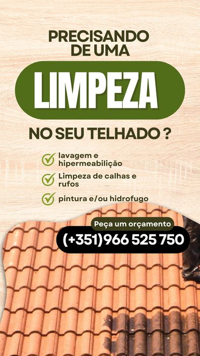 Canalização, desentupimento, limpeza de telhado e jardimns