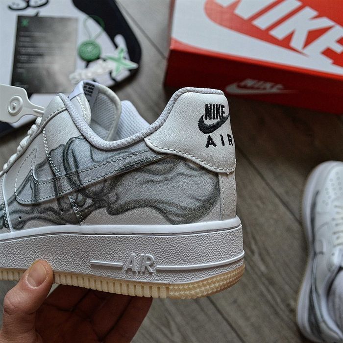 Мужские кроссовки Nike Air Force 1 Low QS 'Skeleton' Размеры 40-45