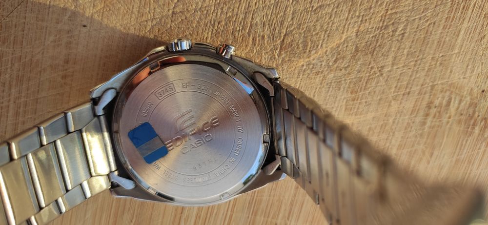 Casio Edifice Chronograph EF-328 – Aço Inox – Usado