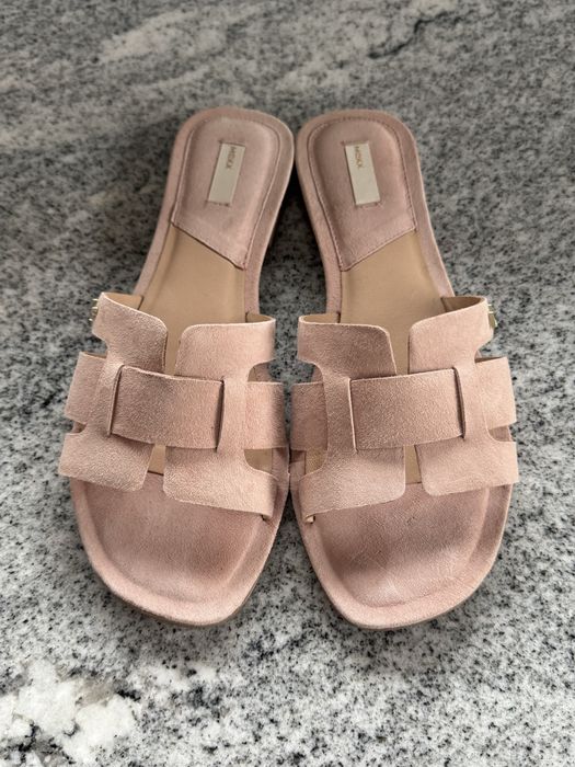 Mexx Jacey klapki 41 zamszowe skórzane