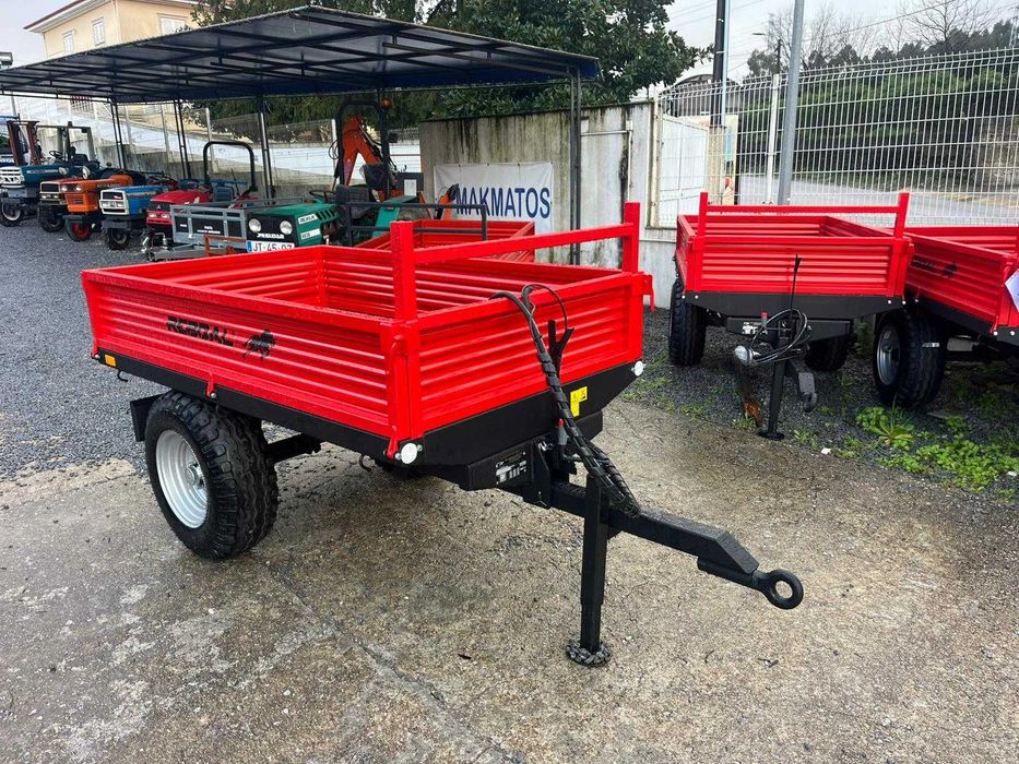 Reboque Agrícola 750kg mini-trator c/matricula