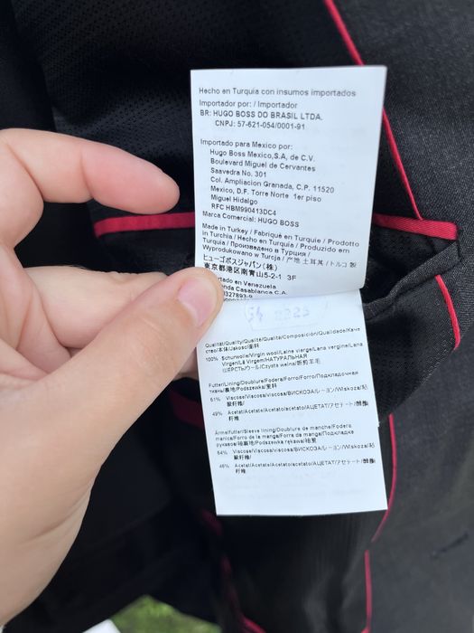 Męski garnitur Hugo Boss marynarka+spodnie