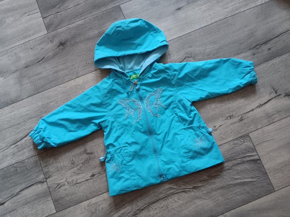 Kurtka przejściowa niebieska