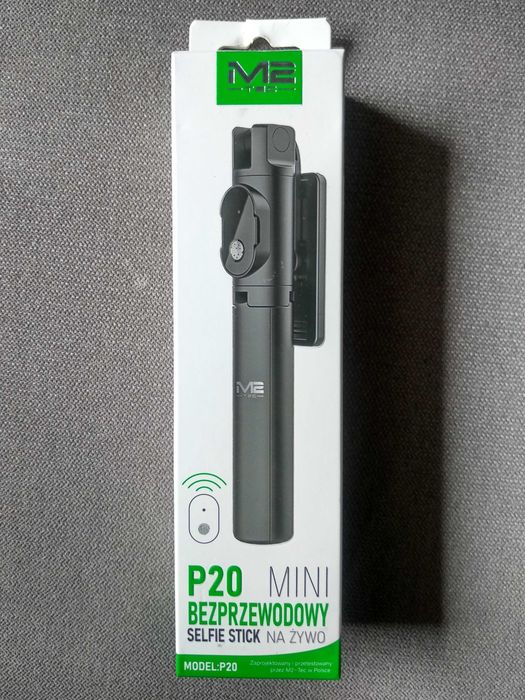 Bezprzewodowy mini selfie stick z pilotem i statywem