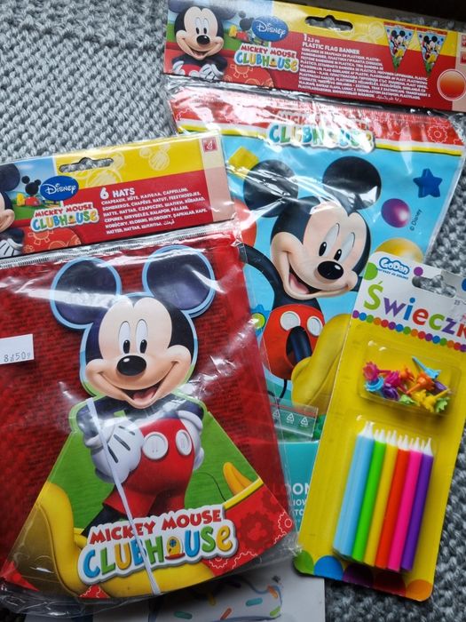 Zestaw na urodziny myszka mickey