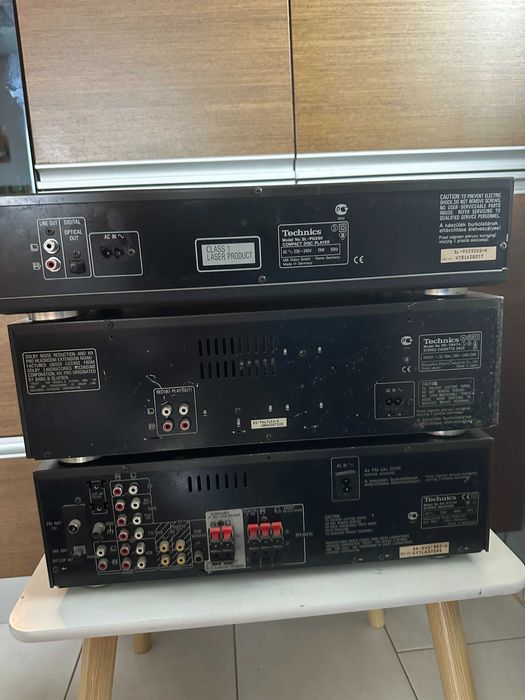 Zestaw audio wieża Technics 3 sztuki SL-PG590/RS-TR474/SA-EX310