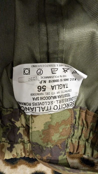 Włoski kontraktowy komplet przeciwdeszczowy vegetato, rozm. 56