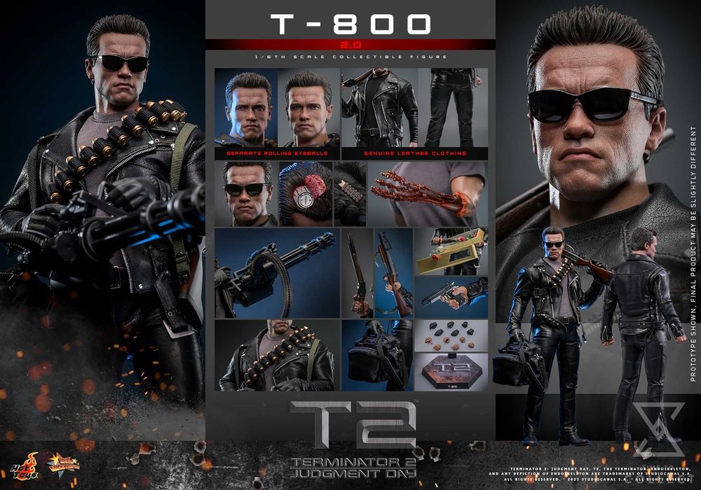 Фігурка Hot Toys 1/6 DX46 MMS795 MMS774 Terminator 2: Judgment Day