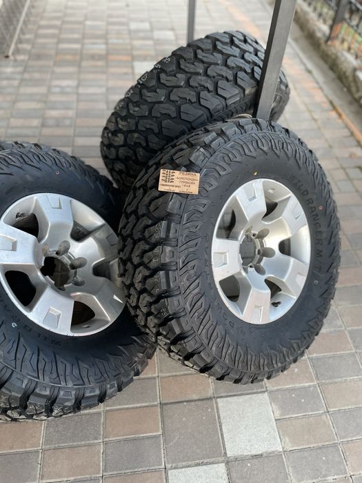 диски 6x139,7 R17 nissan patrol резина грязева колеса 35/12.5 R17 MТ
