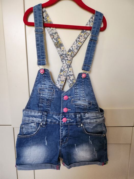 Spodenki ogrodniczki r. 140cm